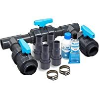 Well2wellness Bypass Set Basic para Bombas de Calor- Poolheizungen y Pool Solarheizungen